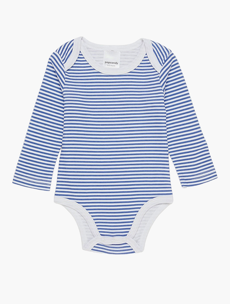 MyRunway Shop POP CANDY Baby Boys 3 Pack Printed Babygrows Blue